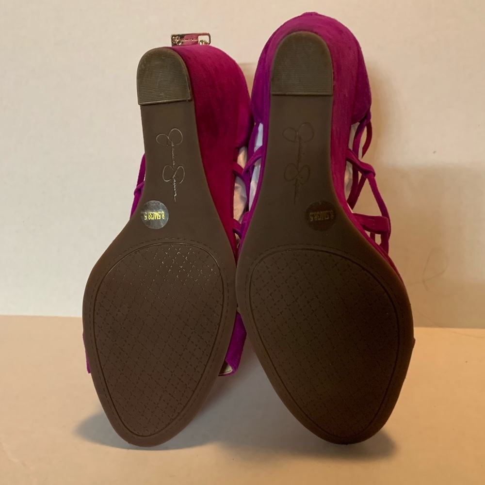 Jessica Simpson Pink Wedges - Picture 3 of 5